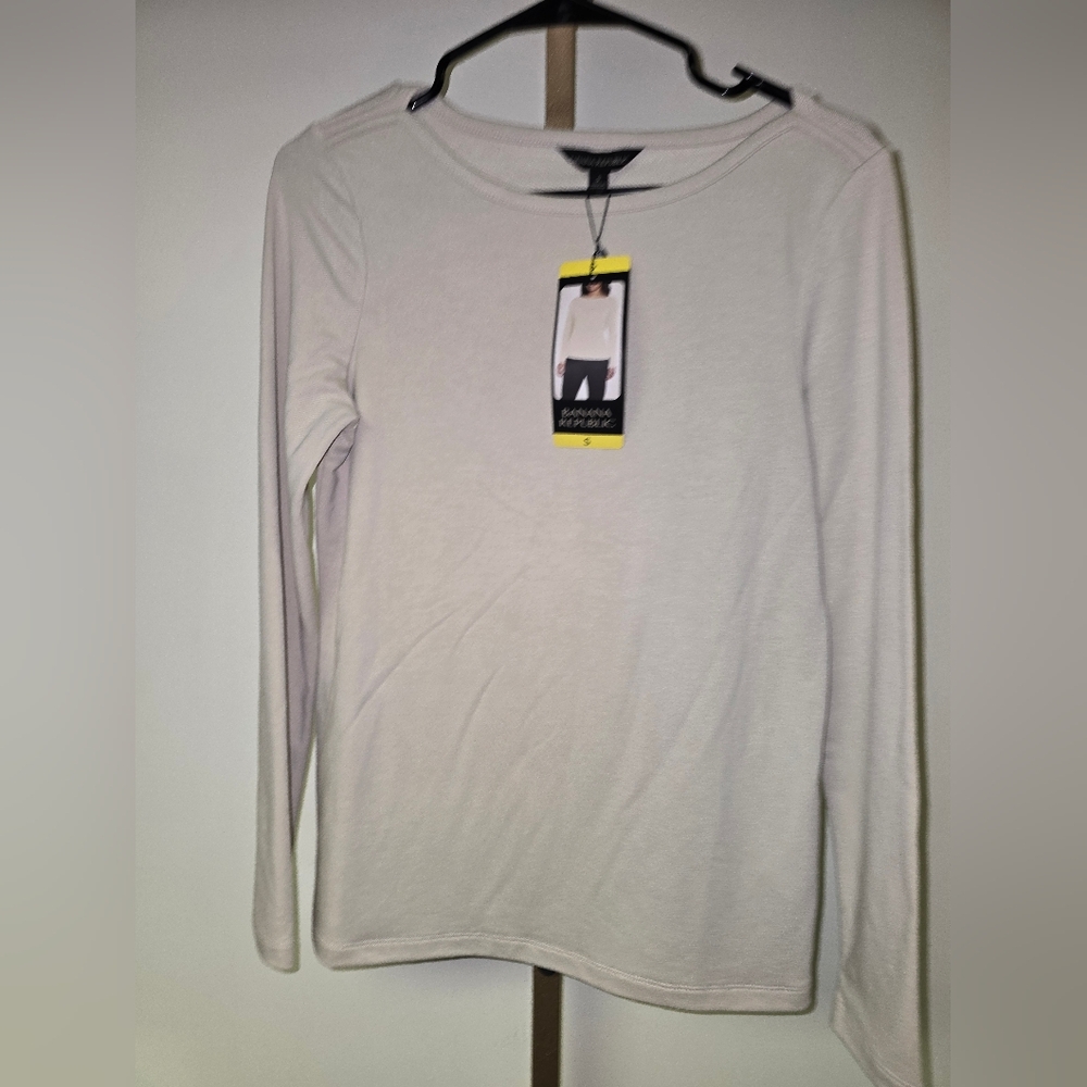 NWT Banana Republic Elegant Beige Long Sleeve Top